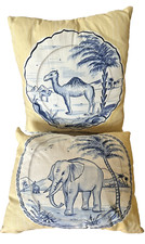 Toile accent pillows for sale  Bridgewater