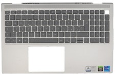 Oryginalna włoska klawiatura z Palmrest Upper Case do DELL INSPIRON 15 PLUS 7510 na sprzedaż  PL