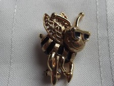 Signed bee brooch for sale  HAVERHILL
