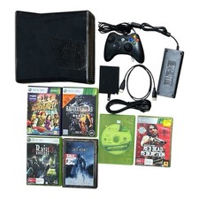 Pacote de console Microsoft Xbox 360 Slim 250 GB com controle e 6 jogos (4), usado comprar usado  Enviando para Brazil