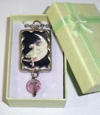 Usado, Colar pingente prata níquel vidro e vidro "I Love You to the Moon and Back Again" comprar usado  Enviando para Brazil