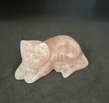 Rosenquarz figur katze gebraucht kaufen  Lindlar