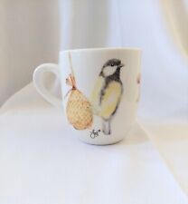 Caneca de chá Winter Jet by Ter Steege vintage cerâmica tema pássaro amarelo 5 oz comprar usado  Enviando para Brazil