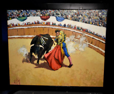 Tableau huile scène d'occasion  Toulouse-
