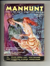 Manhunt Magazine Vol. 4 #10 VG 1956 comprar usado  Enviando para Brazil