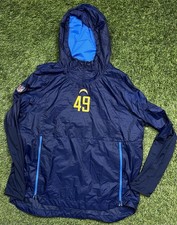 Jaqueta corta-vento masculina Nike On Field Los Angeles Chargers #49 NFL usada em jogos GG comprar usado  Enviando para Brazil