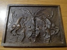 Formella bronzo con usato  Trento