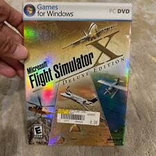 Juego Microsoft Flight Simulator X Edición Deluxe para Windows PC DVD CIB segunda mano  Embacar hacia Argentina