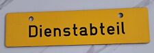 Schild dienstabteil bahn gebraucht kaufen  Deutschland