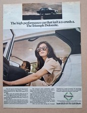 triumph advert for sale triumph advert for sale WIRRAL