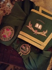 Vintage masonic sash for sale  PRESTON