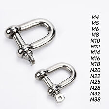 Manilha Dee Shackles D 4mm 5mm 6mm 8mm 10mm 12mm 14mm a 38mm aço inoxidável comprar usado  Enviando para Brazil