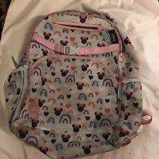 Mochila infantil Disney moderna simples para escola Disney: Minnie Mouse arco-íris , usado comprar usado  Enviando para Brazil