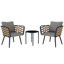 Outsunny pcs rattan for sale  GREENFORD