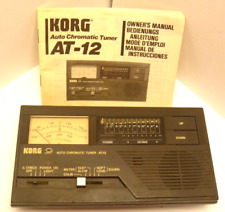 KORG Auto Sintonizador Cromático AT-12 TESTADO Leva 4 Pilhas AA JAPÃO Quartzo, usado comprar usado  Enviando para Brazil