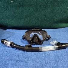 Conjunto de máscara de mergulho óculos antiembaçante com tubo de óculos de snorkel ajustável comprar usado  Enviando para Brazil