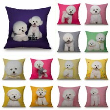 Copricuscino bichon frise usato  Spedire a Italy