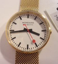 Mondaine - Relógio oficial Swiss Railways. 34 mm. Quartzo GGL.D543 novo com manchas comprar usado  Enviando para Brazil