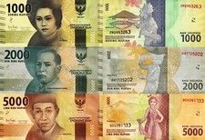 Indonesia lotto banconote usato  Anzio