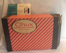 Usado, Fraldas descartáveis vintage 1957 Chux 2 dúzias tamanho grande Johnson And Johnson G5 comprar usado  Enviando para Brazil