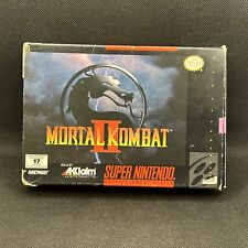 Super Nintendo SNES Mortal Kombat 2 Solo Scatola! Presenza Scotch comprar usado  Enviando para Brazil