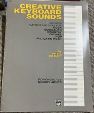 Creative Keyboard Sounds By Artie Butler 1986 Patterns Licks Book Quincy Jones, usado comprar usado  Enviando para Brazil