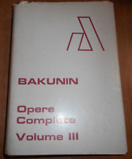 Bakunin opere complete usato  Palermo