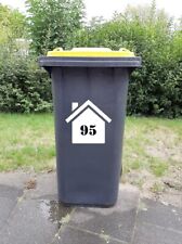 Mülltonnen aufkleber haus gebraucht kaufen  Meerbusch-Strümp,-Osterath