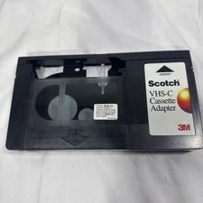 Scotch 3M VHS-C Cassete VHS VCR Adaptador para Filmadora TV Conversor Assista Play comprar usado Scotch 3M VHS-C Cassete VHS VCR Adaptador para Filmadora TV Conversor Assista Play comprar usado  Enviando para Brazil