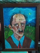 Quadro naif ligabue usato  Spoleto
