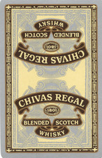 RARO VINTAGE "Whisky - Chivas Regal (Silver Edge)" ÚNICO cartão de jogo, usado comprar usado RARO VINTAGE "Whisky - Chivas Regal (Silver Edge)" ÚNICO cartão de jogo, usado comprar usado  Enviando para Brazil