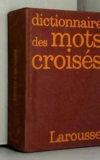 Dictionnaire mots croises d'occasion  France