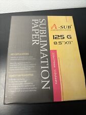 Papel de sublimação A-SUB 8,5x11" - 110 folhas 125 G KAL4 comprar usado  Enviando para Brazil