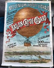 Ancienne affiche budapest d'occasion  Tigy