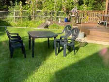 Green garden chairs for sale  BROADWAY