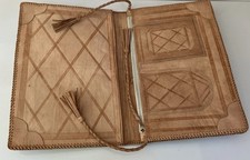 Vintage brown leather for sale  Dannemora