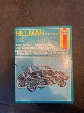 haynes workshop manual hillman imp for sale haynes workshop manual hillman imp for sale STEVENAGE