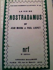Livre nostradamus 1930 d'occasion  Tours-