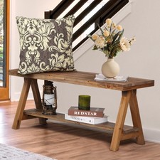 Farmhouse wood bench for sale  Montgomery