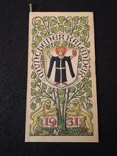 Münchener kalender 1931 gebraucht kaufen  Lübeck