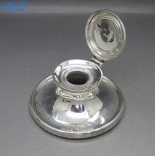 antique silver inkwells for sale  TORQUAY