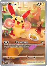 Plusle - 193/182 - Ilustração Pokemon Paradox Rift cartão raro quase perfeito comprar usado  Enviando para Brazil