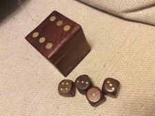 Dice box wood for sale  BEXLEYHEATH