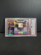 2007 ABSOLUTO Walter Payton TOOLS OF THE TRADE GAME PATCH USADO Corte Automático/50 PSA 9 comprar usado  Enviando para Brazil