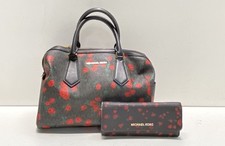 Usado, Bolsa Michael Kors preta floral Saffiano alça superior comprar usado  Enviando para Brazil