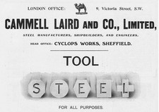Cammell laird sheffield for sale  GLASGOW