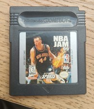 Używany, Nintendo Game Boy Color NBA JAM 99 COMPLETE z pudełkiem plakat w kratkę działający na sprzedaż  PL