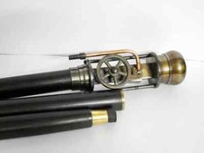 Bengala colecionável com motor a vapor funcionando modelo latão steampunk comprar usado  Enviando para Brazil