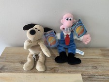 Wallace gromit plush for sale  BILLERICAY