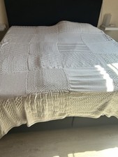 Tagesdecke handmade weiß gebraucht kaufen  Mönchengladbach